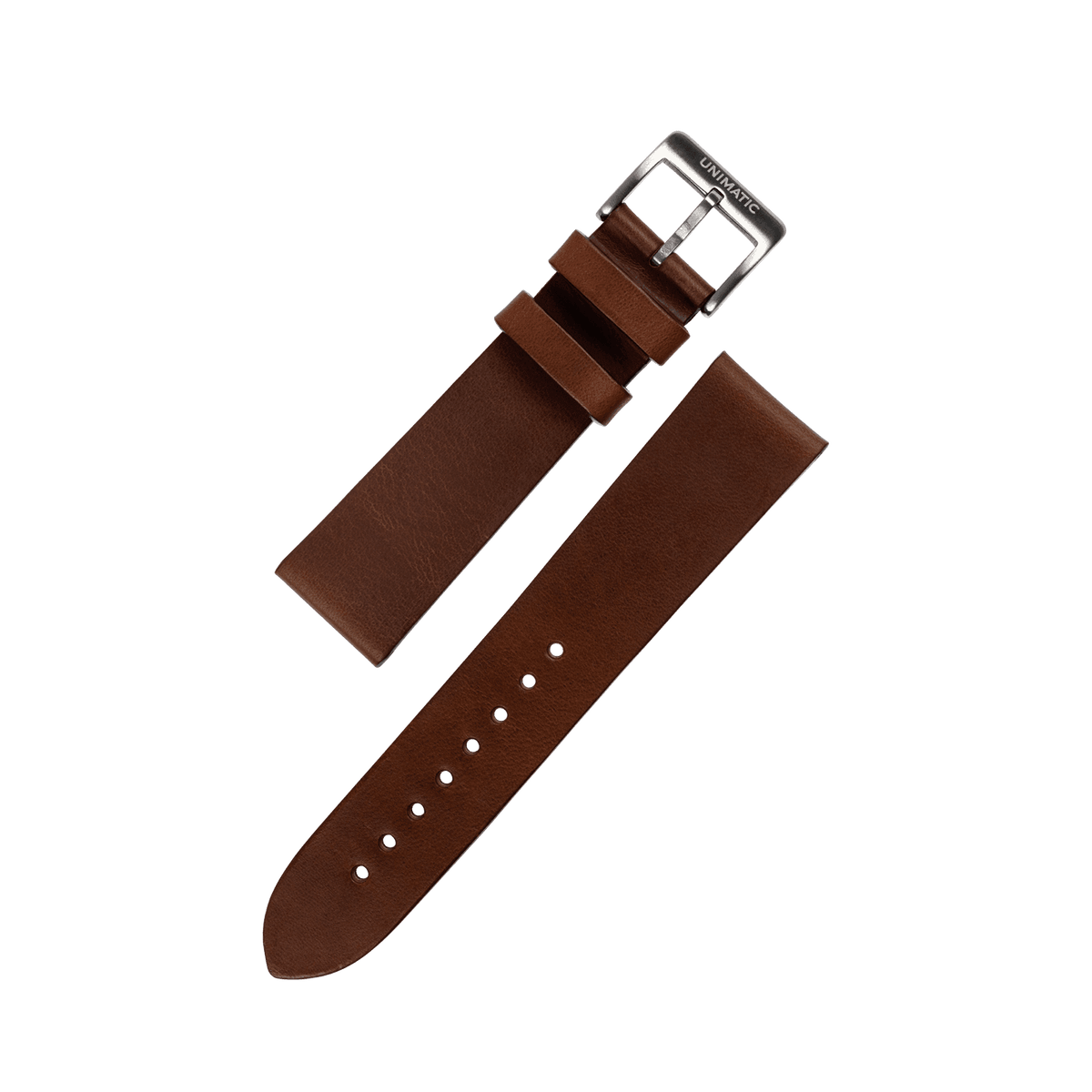 Chocolate Leather Strap Set