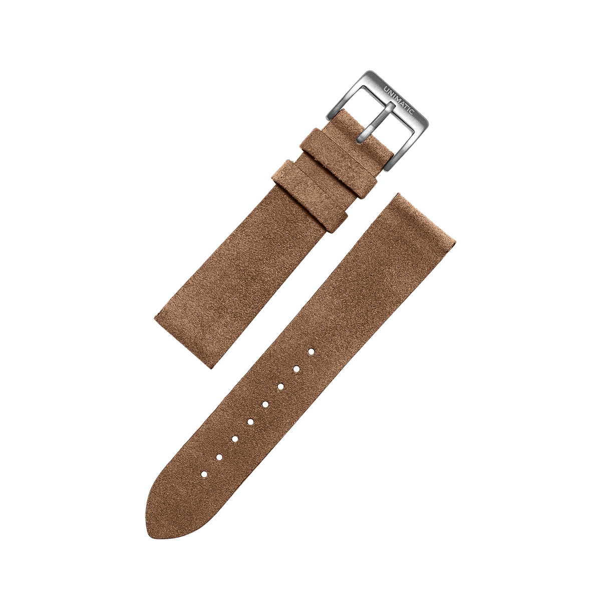 Two-Piece Suede Leather Strap