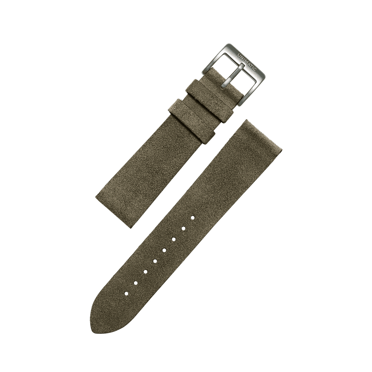 Two-Piece Suede Leather Strap