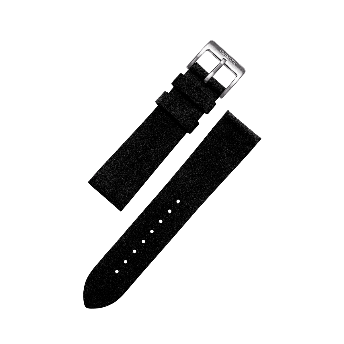 Two-Piece Suede Leather Strap